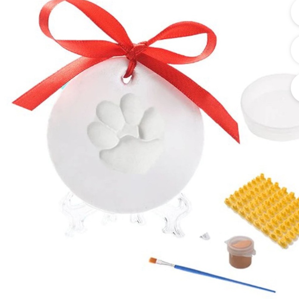 Paw Print Keepsake Ornament Kit Reece NWT HG106